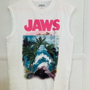 NWT Jaws Graphic Sleeveless Tee